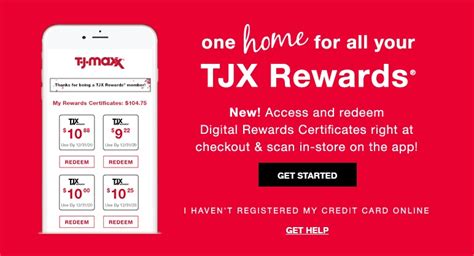 Maxx, youll get a 10-off coupon good for your first purchase after youre. . Tjxrewardscom app